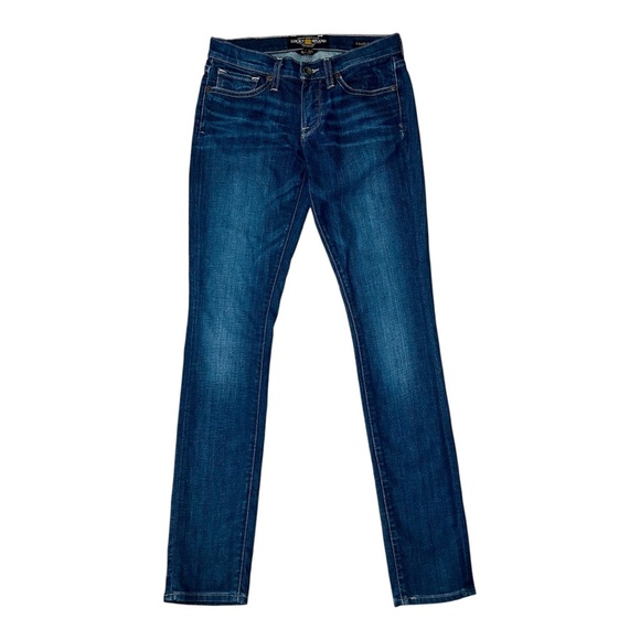 Lucky Brand Charlie Skinny Blue Jeans, Size 2/26 Regular In Excellent Condition - Picture 5 of 10